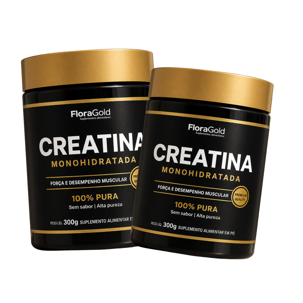 Duo Creatina monohidratada alta pureza 300g