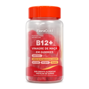 B12+ Vinagre de maçã 30 gomas