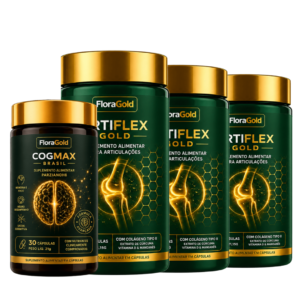 Trio ArtiFlex Flora Gold – Mobilidade, Flexibilidade e Bem-Estar Articular + 1 COGMAX