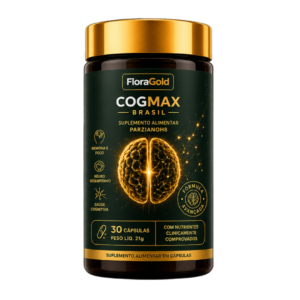 CogMax Flora Gold – Suporte para Memória, Foco e Desempenho Cognitivo