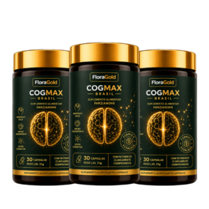 3 CogMax Flora Gold – Suporte para Memória, Foco e Desempenho Cognitivo