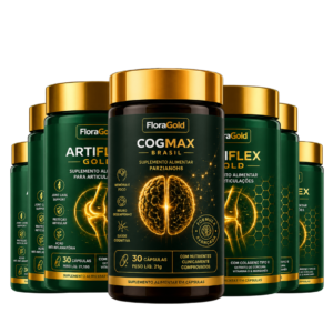6 ArtiFlex Flora Gold – Mobilidade, Flexibilidade e Bem-Estar Articular + 1 COGMAX