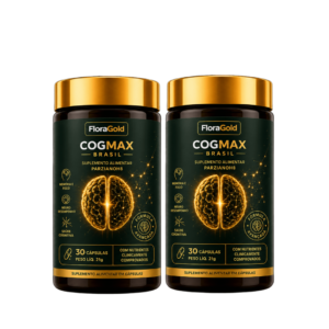 2 CogMax Flora Gold – Suporte para Memória, Foco e Desempenho Cognitivo