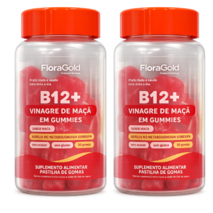 COMBO DUO B12+Vinagre de maçã 30 gomas